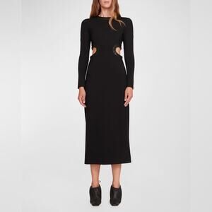 STAUD‎ Dolce Dress Vegan Cutouts NWT